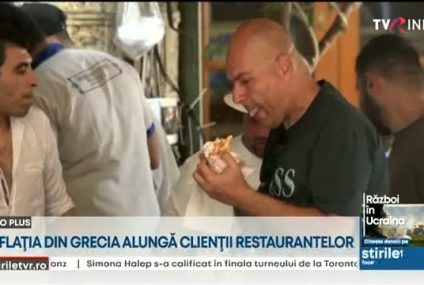 Inflaţia din Grecia alungă clienţii restaurantelor