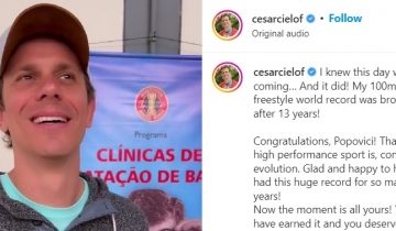 „Știam că ziua aceasta va veni”. Mesajul pentru David Popovici transmis de fostul deținător al recordului mondial la 100 m liber, brazilianul Cesar Cielo Filho