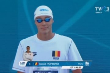 Campionatele Europene de Natație de la Roma | David Popovici intră astăzi în finala de 200 m liber! LIVE pe TVR 1, de la ora 19.06!