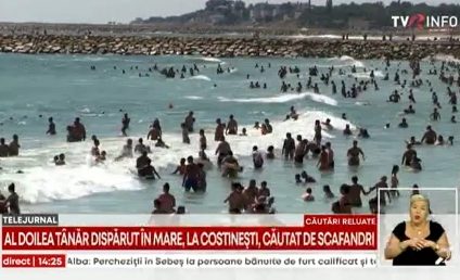 Scafandrii au reluat căutările celui de-al doilea tânăr dispărut în mare, la Costinești