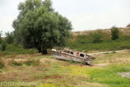 Staționarea navelor fluviale la Ceatalchioi, suspendată din cauza cotelor scăzute ale Dunării