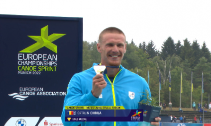 Campionatele Europene de la Munchen: Cătălin Chirilă a câștigat medalia de aur în finala de canoe simplu de la 1.000 de metri