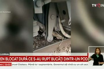 Un tren de pe ruta București – Arad, la un pas să deraieze, după ce s-a blocat din cauza unor traverse rupte