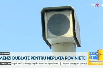 Au intrat în vigoare amenzile dublate pentru neplata rovinietei. Sancțiunile, între 550 și 24 de mii de lei, în funcție de tipul mașinii