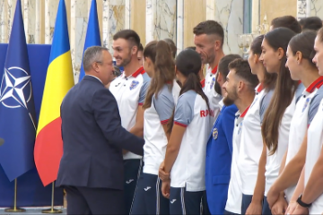 Ceremonie la Guvern dedicată ivilor medaliați în competiţii internaţionale. Ciucă: Când nimeni nu se mai aștepta să avem acest moment de satisfacție și de mândrie națională, voi ați reușit