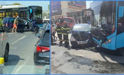 Șase victime, dintre care trei au ajuns la spital, în urma unui grav accident pe Șoseaua Panduri