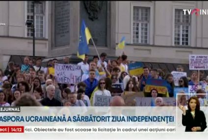 Diaspora ucraineană a celebrat Ziua Independenței în capitalele europene și la New York