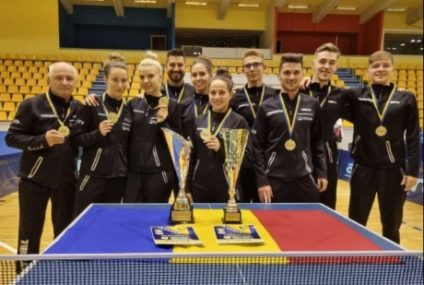 Tenis de masă: Echipele României au cucerit medaliile de aur la Campionatele Balcanice