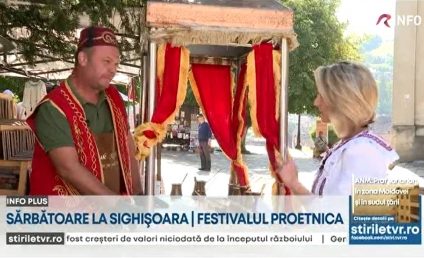 Sărbătoare la Sighișoara, la Festivalul ProEtnica. Mii de spectatori se bucură de reprezentațiile minorităților din România