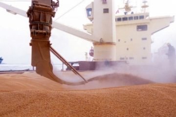 Milioane de tone de cereale ucrainene, tranate pe Dunăre