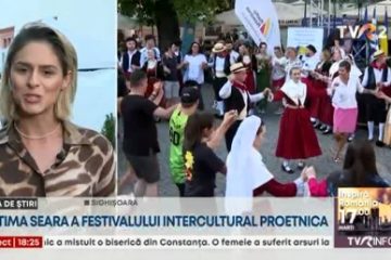 Ultima seară a festivalului multicultural ProEtnica. Peste 10000 de participanți s-au bucurat de evenimentele de la Sighișoara
