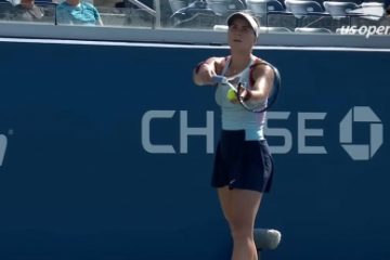 Bianca Andreescu, deranjată la încălzire de rochiţa Nike, înaintea debutului la US Open
