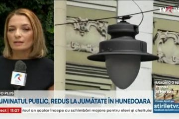 Iluminatul public, redus la jumătate, în Hunedoara