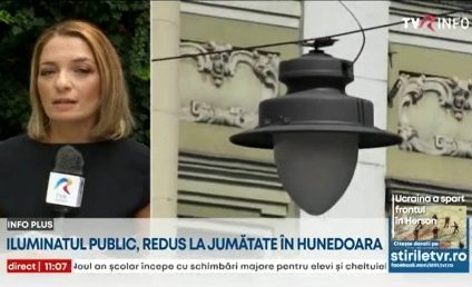Iluminatul public, redus la jumătate, în Hunedoara