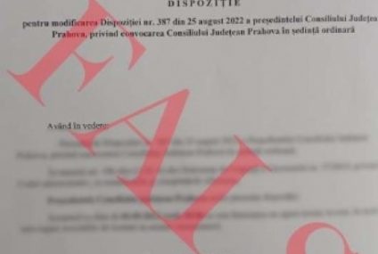 Un document fals, care anunţa reluarea furnizării apei calde în ”oraş” a circulat în Prahova. Consiliul Județean sesizează Poliţia