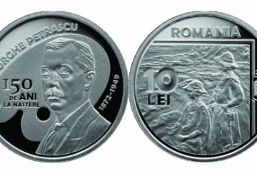BNR lansează în circuitul numismatic o monedă din argint cu tema „150 de ani de la naşterea lui Gheorghe Petraşcu”