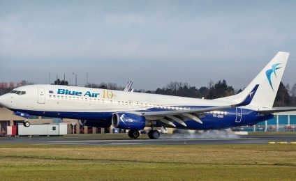 Blue Air anunță amânarea reluării zborurilor pentru 10 octombrie și transmite scuze pasagerilor
