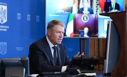 Preşedintele Iohannis a subliniat importanța unității aliate și transatlantice la consultările găzduite de preşedintele SUA cu lideri internaţionali, ai UE şi NATO