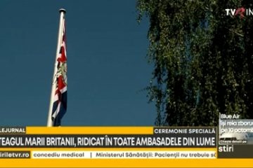 Steagul Marii Britanii, ridicat pentru o zi, în toate ambasadele din lume