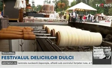Festivalul Deliciilor Dulci, la Sfântu Gheorghe – Cel mai lung kurtoskolacs are 15 metri, un nou record