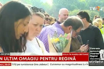 Londra se pregătește de funeraliile regale. De la Palatul Buckingham, sicriul va fi dus pe un afet de tun până la Catedrala Westminster. Corespondență de la trimisul special al TVR, Vlad Ungar