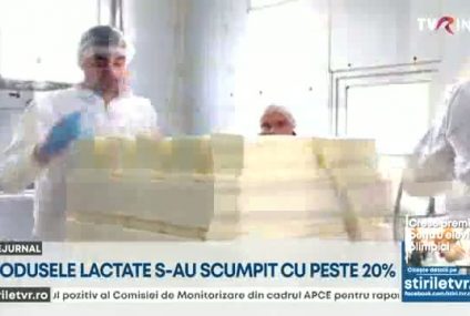 Produsele lactate s-au scumpit cu peste 20% față de august 2021: Untul costă cu aproape 30% mai mult, brânza și laptele – cu peste 20%