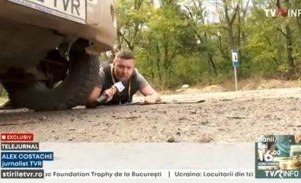 O nouă mărturie a corespondentului TVR în Ucraina, despre momentul în care echipa a fost prinsă într-un schimb de focuri: Ne-a cuprins frica. Militarii au strigat la noi, chiar înjurând, să plecăm de acolo