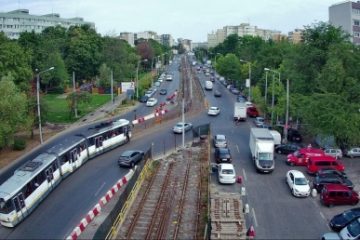 Circulaţia tramvaielor 41 se suspendă vineri, la ora 21:00. Va fi înlocuită, temporar, de autobuzele 641