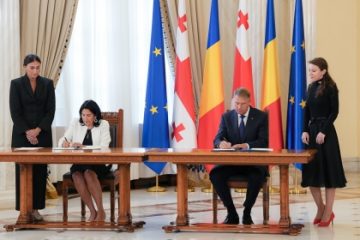 Iohannis: Avem ca prioritate construirea unui cablu electric între România, Georgia şi Azerbaidjan