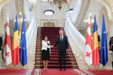 Preşedintele Georgiei, vizită oficială la București. Iohannis: România rămâne unul dintre cei mai fermi susținători ai aspirațiilor de integrare europeană și euroatlantică ale Georgiei