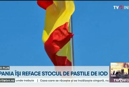 Spania îşi reface stocurile cu pastile de iod