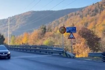 Restricţiile de circulaţie pe DN1 în zona localităţii Sinaia au fost ridicate