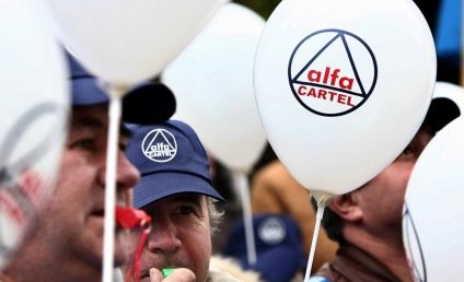 CNS Cartel Alfa protestează la Cotroceni. Protestatarii sunt nemulțumiți de preţurile ridicate la energie, de neaplicarea Legii Salarizării şi blocarea negocierilor colective