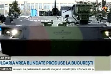 Bulgaria vrea să cumpere blindate Piranha V, produse de Uzina Mecanică și General Dynamics. Ministrul Economiei: Atât pentru Bulgaria, cât și pentru un alt stat, am înaintat ofertele tehnice