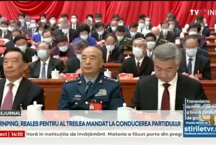 Xi Jinping, reales pentru al treilea mandat la conducerea partidului. ”Lumea are nevoie de China” a declarat președintele Chinei, care a obținut o putere absolută