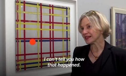 O lucrare abstractă a pictorului olandez Piet Mondrian a fost expusă cu susul în jos timp de 77 de ani