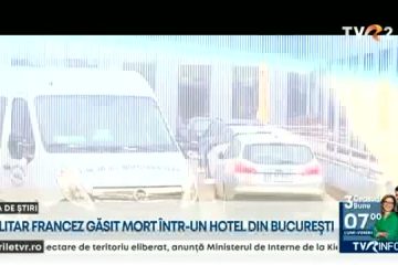 Militar din cadrul Forțelor Armate Franceze, găsit fără suflare într-un hotel din București. A fost deschis un dosar de moarte suspectă. Trupul neînsuflețit a fost tranat la Institutul de Medicină Legală