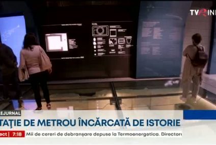 O stație de metrou din Atena a fost decorată cu artefacte antice, descoperite chiar la săpăturile din acel loc