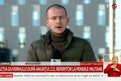 Poziția Guvernului, pentru TVR, în privința pensiilor militarilor, care, potrivit surselor europene, rămân în categoria celor speciale: La fel ca în oricare alt stat membru, pensiile militare sunt de serviciu, nu speciale