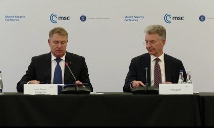 Iohannis, la Reuniunea Liderilor de la München, organizată în premieră în Europa de Sud-Est: Unitatea noastră transatlantică, o surpriză strategică pentru Rusia. Solidaritatea noastră cu Ucraina trebuie să continue