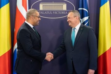 Securitatea regională, războiul din Ucraina, sprijinul pentru Ucraina și Republica Moldova, teme abordate la întrevederea premierului Nicolae Ciucă cu ministrul britanic de Externe, James Cleverly