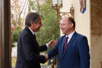 Secretarul de stat Antony Blinken, conferință cu Bogdan Aurescu: Puține națiuni înțeleg mai bine decât România de ce este dreptul tuturor națiunilor de a-și menține respectată integritatea teritorială