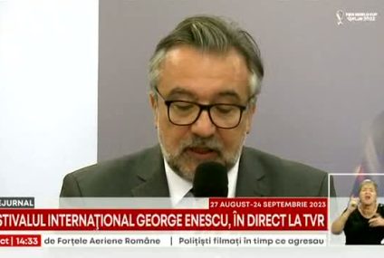 Festivalul George Enescu este unul dintre cele mai mari festivaluri de muzică din lume, dacă nu cumva chiar cel mai mare, spune ministrul Culturii, Lucian Romașcanu