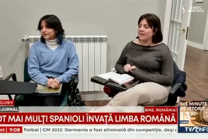 EXCLUSIV Tot mai mulți spanioli învață limba română. „Eu fac limba română pentru că iubesc poezia românească: Mircea Cărtărescu, Ana Blandiana, Traian Coșovei”