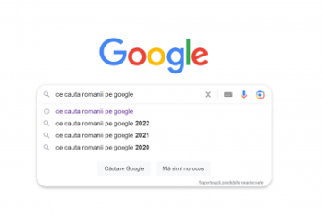 Google dezvăluie topul celor mai populare căutări ale românilor