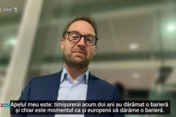 Dominic Fritz, la televiziunea publică din Austria: Timișorenii au dărâmat o barieră și m-au ales primar, deși nu am cetățenie română.  Europenii trebuie să dărâme bariera Schengen-ului, care nu se mai potrivește Europei de azi