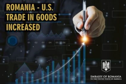 Schimburile comerciale dintre România şi Statele Unite ale Americii în creștere semnificativă
