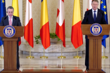 Preşedintele Confederaţiei Elveţiene a fost primit de preşedintele Iohannis: România trebuie să facă parte din Schengen. Austria este supusă unor presiuni migratorii