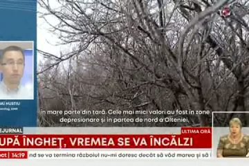 Vremea se mai încălzește după cele două zile de îngheț. De joi, temperaturi peste 10 grade în vestul, centrul şi sud-estul ţării