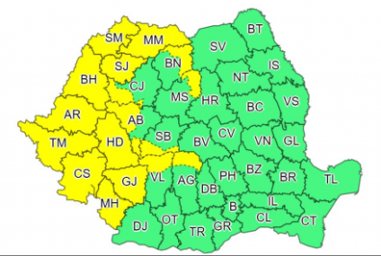 Vreme la extreme în România. Valul de aer cald va fi urmat de unul polar